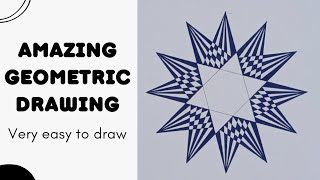 Unlocking Geometric Art Secrets  Geometric Chart Drawing Tutorial  geometric patterns drawing [upl. by Shult]