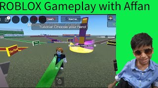 ROBLOX another Game play with Little Affan  Nawabzaade Gamers [upl. by Eirffej569]