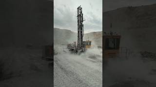 Dusty Epiroc Rotary Blasthole Drilling Rigs In Action shorts [upl. by Ahsirahc]