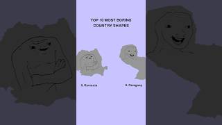 Top 10 Most Boring Country Shapes [upl. by Sorci]