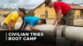 Civilian Gets a Taste of US Marine Corps Recruit Training [upl. by Sexton]