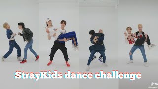 StrayKids dance challenge trend quot Wow You Can Really Dance quot Tik Tok Complication [upl. by Atnuahsal]