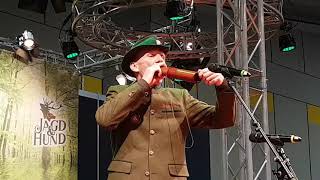 Jagd und Hund 2018 in Dortmund  Hirschruf der Hirschrufer [upl. by Kemble687]