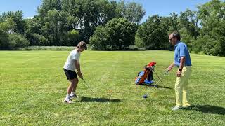 One Minute Lesson with Jim Hackenberg of Orange Whip Golf [upl. by Ennaeiluj]