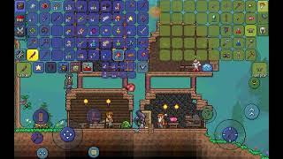 Terraria solo armas Meleecontra la mente maestra CAP 5 comedia terraria games [upl. by Burhans]