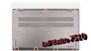 How to disassembly Dell Vostro 7510 Laptop repair [upl. by Grearson627]