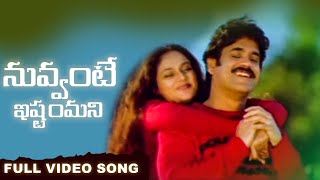 Nuvvante Nakishtam  Santosham Movie  Nagarjuna Gracy Singh Shriya Saran [upl. by Nolyag]