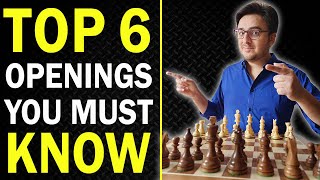 6 Best Chess Openings for Beginners  Top Moves Plans Strategy Gambits Tactics Traps amp Ideas [upl. by Ronoc]