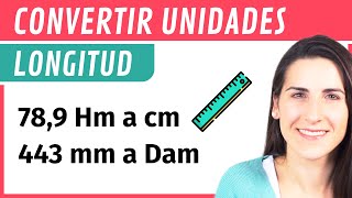Conversión de Unidades de LONGITUD 📐 Método Escalera y Tabla [upl. by Pepita]