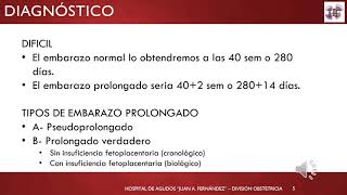 Embarazo cronológicamente prolongado  MARTÍNEZ  Obstetricia  Fundación H A Barceló [upl. by Anitroc]