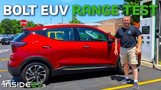 2022 Chevrolet Bolt EUV InsideEVs 70 MPH Range Test [upl. by Semele855]