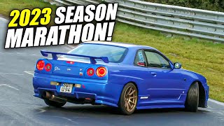 NÜRBURGRING XXL MARATHON Highlights Nordschleife Touristenfahrten Season 2023 [upl. by Teahan]