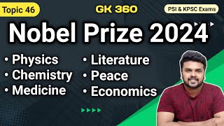 Nobel Prize 2024  Current affirs 2024  PDO exam  KPSC [upl. by Richer]