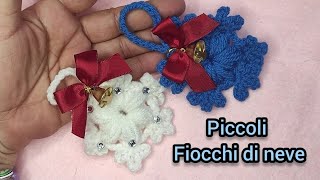 Piccoli fiocchi di neve alluncinetto [upl. by Aitat]