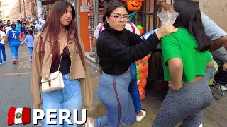 Lima Peru  El Centro  Jr Cusco  Calle Capón  Jr Ayacucho 2023 🇵🇪 4K [upl. by Mandie465]