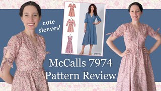 McCalls 7974 Pattern Review amp Sewing Tips [upl. by Sidon848]