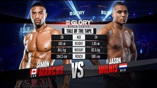 GLORY 20 Simon Marcus vs Jason Wilnis Full Video [upl. by Ertemed185]