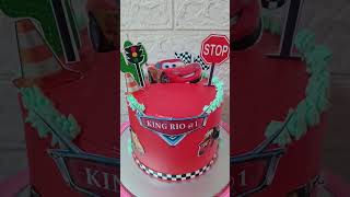 CARS THEME CAKE BY ELYNETTES COOKING CHANNEL [upl. by Gerlac]