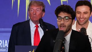 Trump Gets BOOED Off Stage At The Libertarian Convention  Hasanabi amp Austin Show react [upl. by Kuo941]