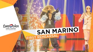 Senhit  Adrenalina  First Rehearsal  San Marino 🇸🇲  Eurovision 2021 [upl. by Enilehcim]