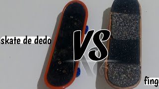 skate de dedo vs fingerboard [upl. by Olaf]