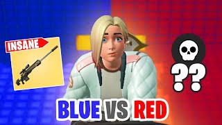 Fortnite Crazy Red Vs Blue new update  reaper sniper montage  chapter 5 season 1 [upl. by Zurkow670]