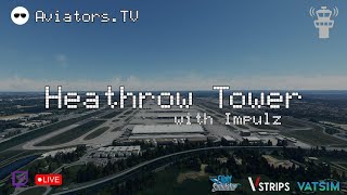 VATSIM ATC Heathrow Tower with Dan  18092023  streamvod vatsim atc airtrafficcontrol [upl. by Lizette687]