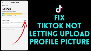 How to Fix Tiktok Not Letting Me Upload Profile Picture [upl. by Attennot]