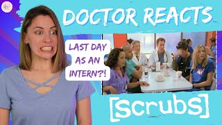 MY LAST DAY  Doctor Reacts to  SCRUBS   Season 1 Episode 24  JessTheMD [upl. by Arleen]