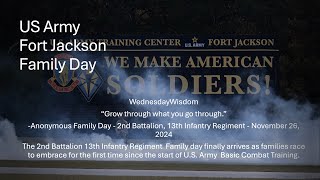 US Army Fort Jackson Family Day November 26 2024 [upl. by Garrick]