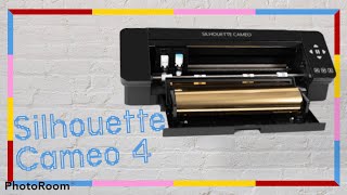 Silhouette Cameo 4  mit folienrolle plotten [upl. by Auehsoj520]