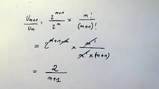 Sens de variation dune suite numérique avec factorielle MATHS TS [upl. by Claman502]