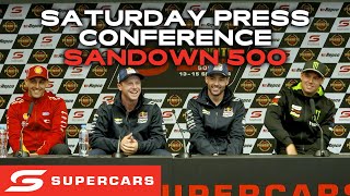 Saturday Press Conference  Penrite Oil Sandown 500  2024 Repco Supercars Championship [upl. by Lleoj610]