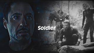 Marvel MCU  Soldier keep on marching on Infinity War [upl. by Brout]