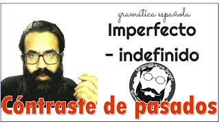 Contraste de pasados imperfecto 🤜🤛 indefinido learnspanish [upl. by Ane]