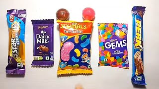 10 Chocolate Unboxing  KitKat vs Cadbury vs Kinder joy vs 5 Star vs Gems chocolate [upl. by Alitha]