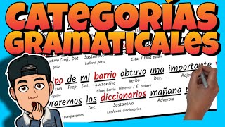 🔎 Cómo IDENTIFICAR las CATEGORÍAS GRAMATICALES [upl. by Chan]