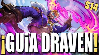 Guía Draven S14 ⭐ Habilidades Build y Runas  League of Legends [upl. by Eignat131]