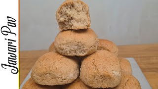 Jawari pav  millets pav  sugar free pav  weight loss millets pav  pav recipe   by Amruta [upl. by Web724]