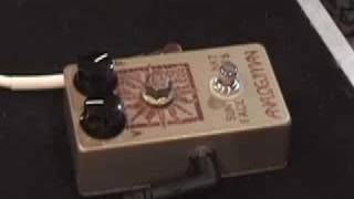 ANALOGMAN Sunface NKT 275 fuzzface pedal demo Telecaster [upl. by Noirrad]