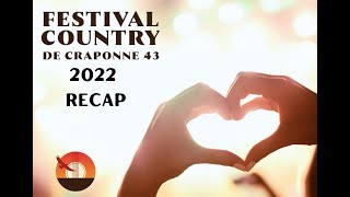 Festival Country de Craponne 43 édition 2022 [upl. by Rad539]