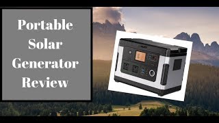 Suaoki G500 Solar Powered Generator Review [upl. by Marozas]