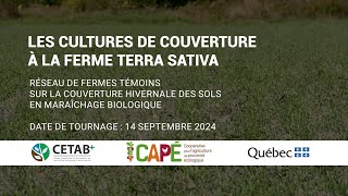 Les cultures de couverture à la ferme Terra Sativa [upl. by Auhoj]