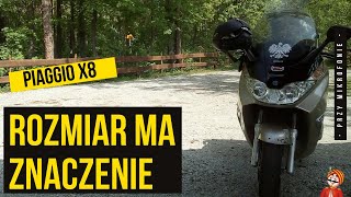 Jaki skuter 125 cm3 kupić Recenzja maxi skutera Piaggio x8 [upl. by Fae]