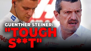 Steiner snaps back at Schumacher contract critics  GPFans News [upl. by Tedder]