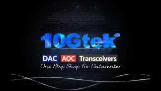 10Gtek  AOC DAC Fiber Optic Transceivers  OneStop Shop for Datacenter [upl. by Llewxam985]