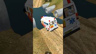 Ambulance Perform Our Duty Dangerous Offroad 😱😱😱 gaming youtubeshorts reels viralvideo [upl. by Ecertap]