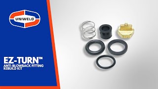 Uniweld EZTurn™ AntiBlowback Fitting Rebuild Kit [upl. by Halvaard]