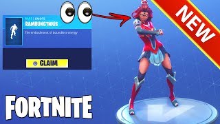 NEW WILL SMITH quotRAMBUNCTIOUSquot EMOTEDANCE AVAILABLE NOW Fortnite Battle Royale [upl. by Shalne]