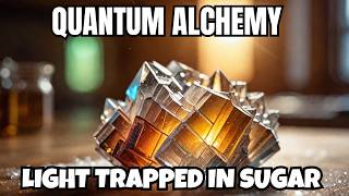 Quantum Alchemy  Trapping Light in Organic Materials  Light Trapped in Sugar [upl. by Anileme]